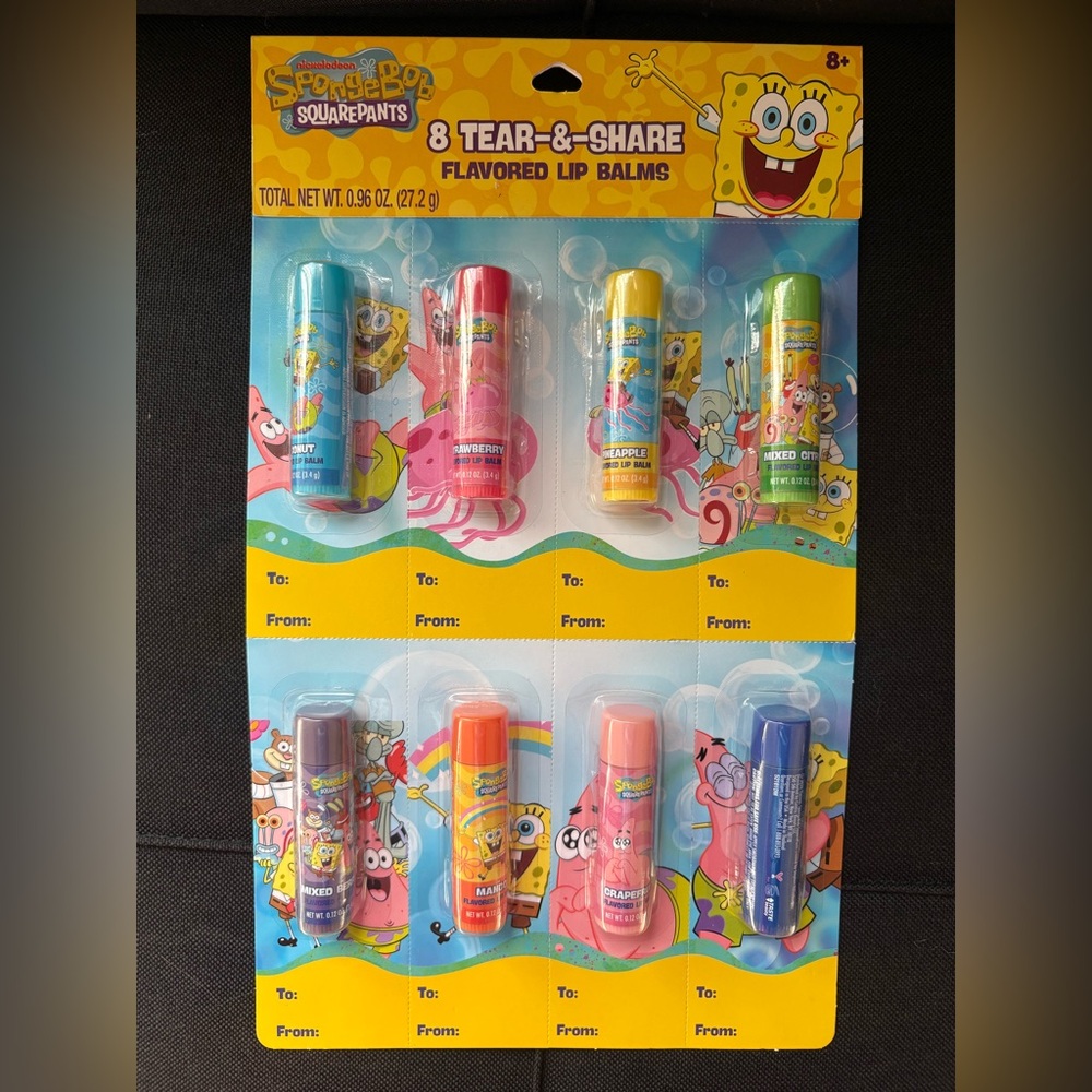 SpongeBob SquarePants Flavored Lip Balm Pack - Assorted Colors